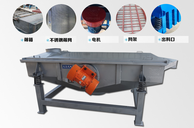 520直線振動篩結構 520直線振動篩結構